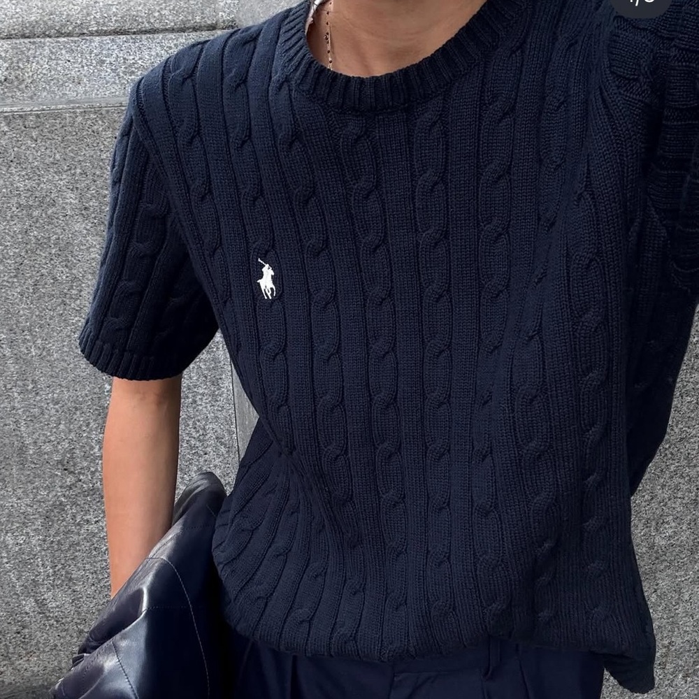 Polo by Ralph Lauren Navy Sweater Short sleeves